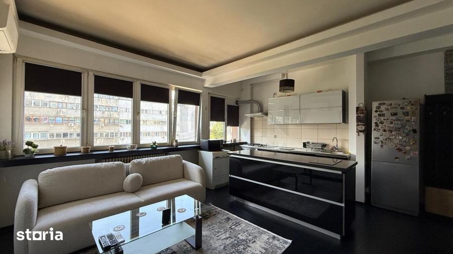 Apartament cu 2 camere semidecomandat, mobilat în Cișmigiu
