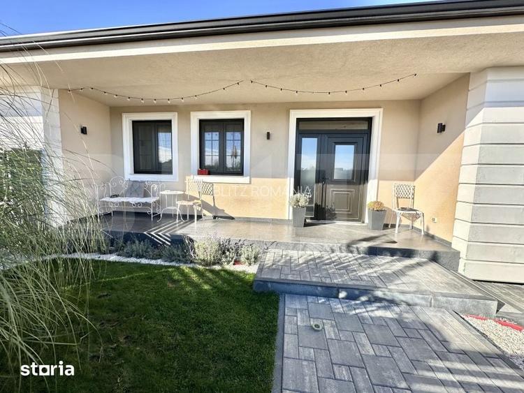 Casa superba, pe un singur nivel, 284 mp, mobilata lux