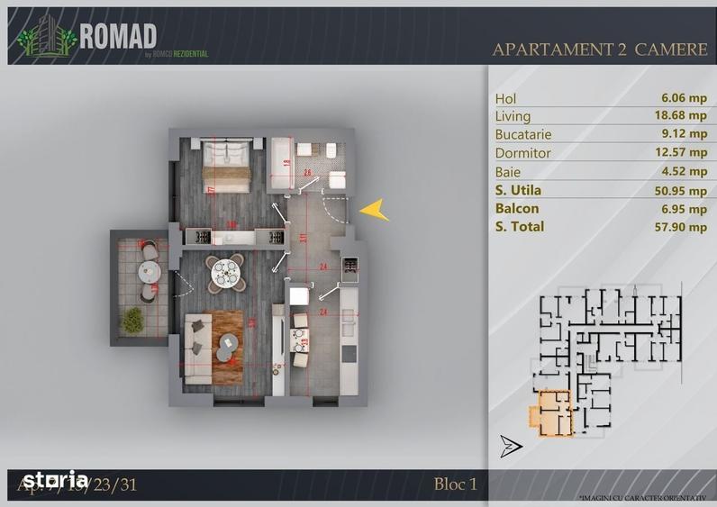 2 camere Theodor Pallady, Ansamblu deosebit PREMIUM,Metrou&STB,Profita - 8