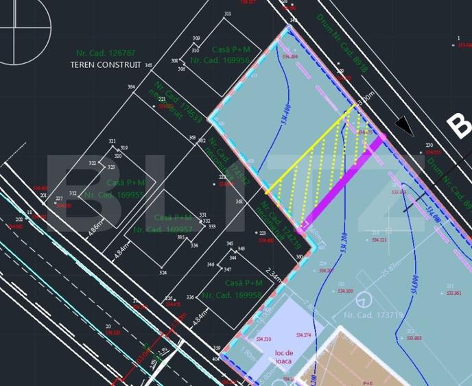 Teren Construcții intravilan de 300 mp, în Bartolomeu