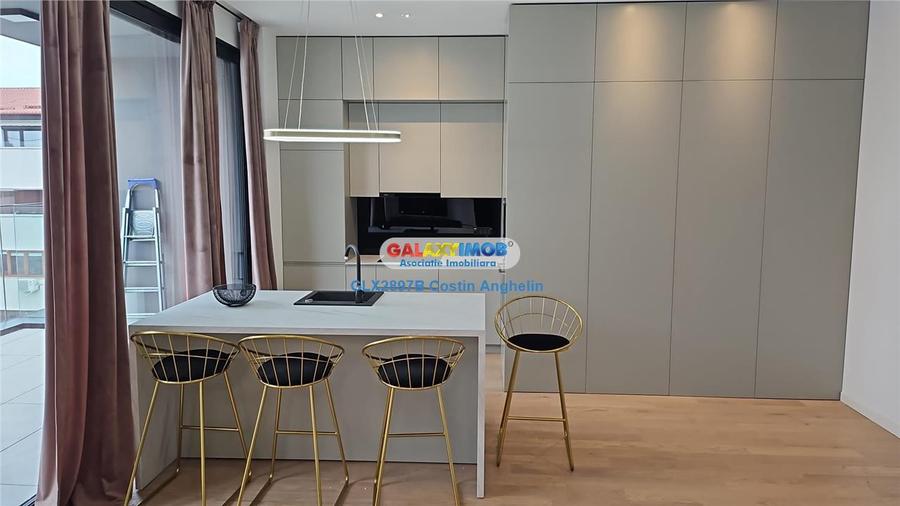 Apartament cu 4 camere decomandat, mobilat în Herăstrău
