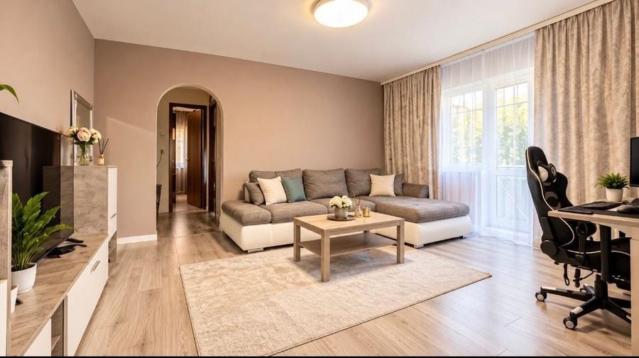 Apartament cu 3 camere decomandat în Rogerius