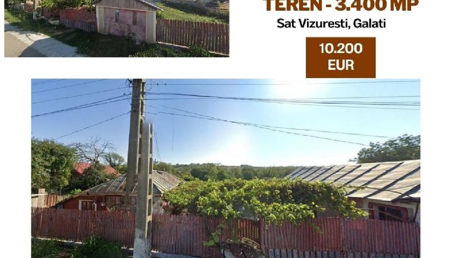 Casă individuală cu 4 camere cu Teren 3400 Mp în Buciumeni