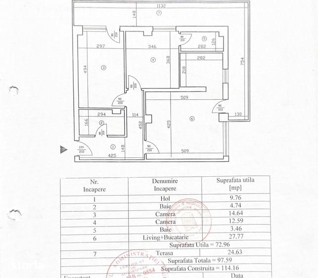 Apartament 3 Camere / Curte 35mp / Parcare / Damaroaia / Jiului / - 14