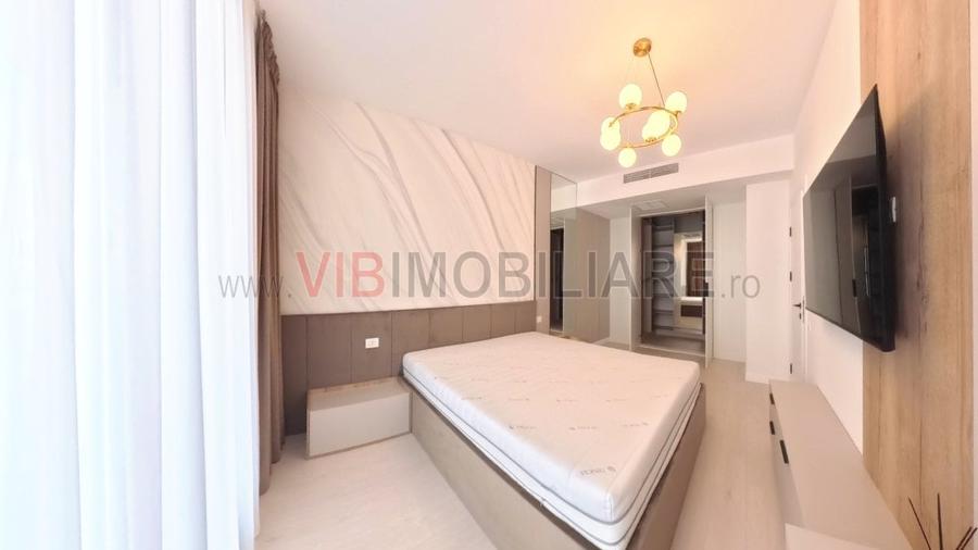 Apartament cu 2 camere semidecomandat, mobilat în Pipera