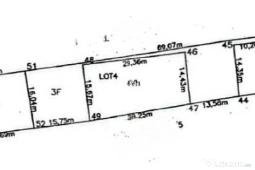 Teren de vanzare, 1907 mp, zona Ciurea - Ciurea (Iasi)