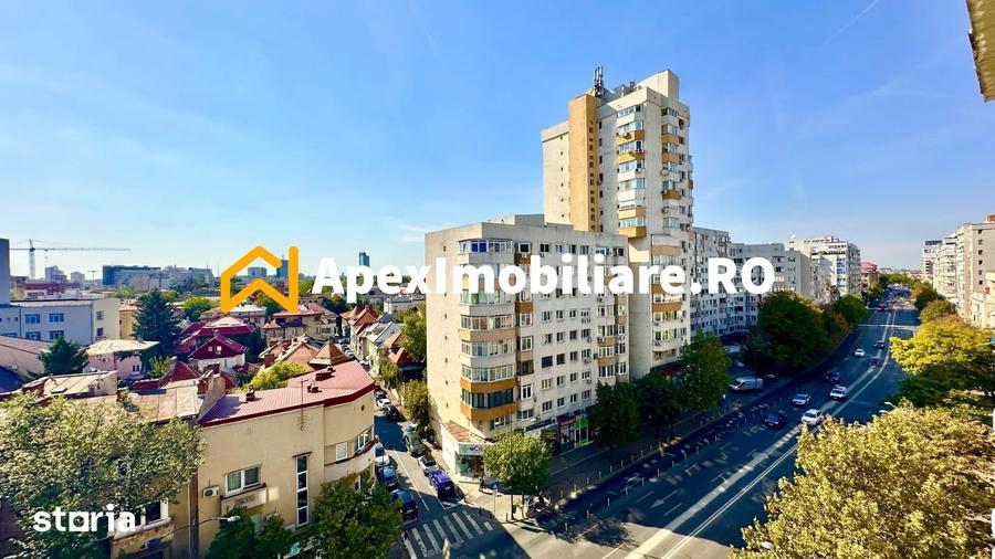 Apartament cu 2 camere semidecomandat, mobilat în Dorobanți