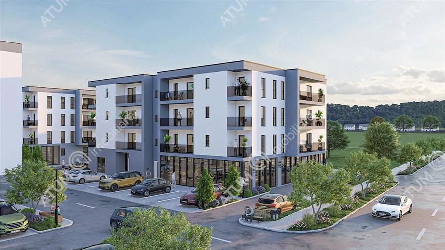 Apartament intabulat cu 3 camere finisat la cheie etaj 2 zona Brana - 3