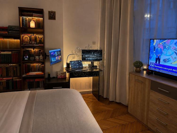 Apartament cu 3 camere decomandat, mobilat în Rosetti