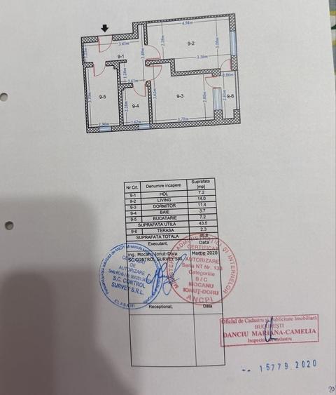 Apartament cu 2 camere decomandat în Central