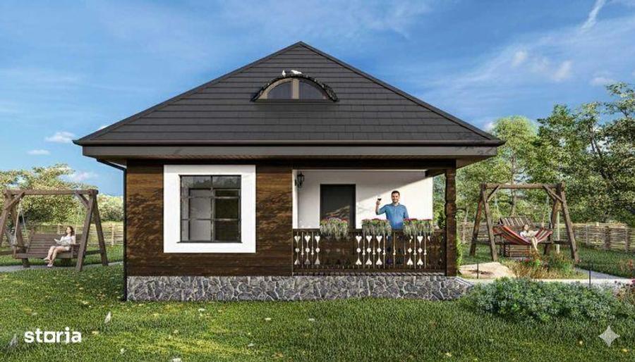 Casă cu 2 camere cu Teren 42 Mp în Agapia