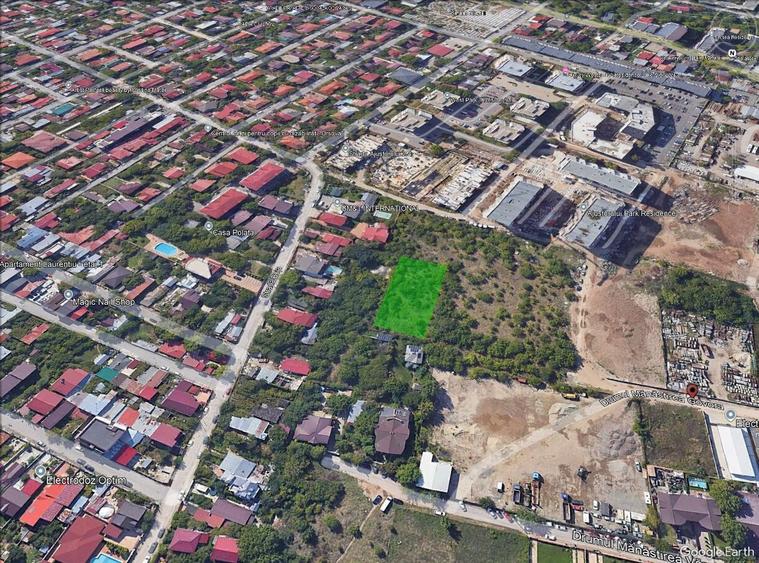 Teren Construcții intravilan de 1627 mp, în Militari