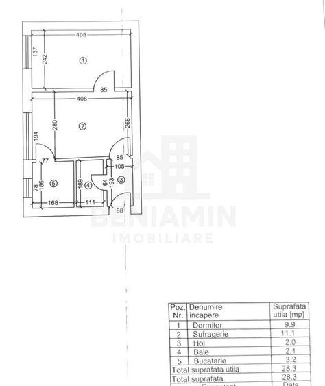 Apartament cu 2 camere semidecomandat în Valea Rosie