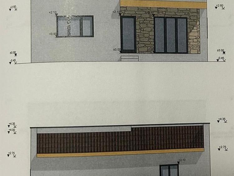Casă individuală cu 3 camere cu Canalizare în Cârcea
