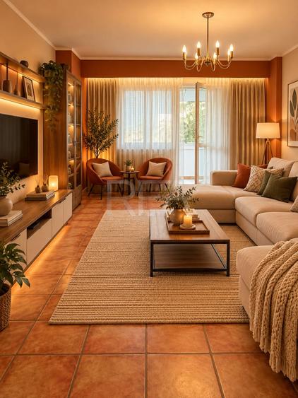 Apartament cu 3 camere decomandat, mobilat în Nerva Traian