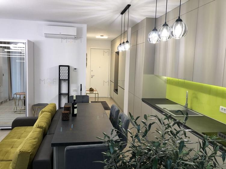 Apartament cu 2 camere semidecomandat, mobilat în Herăstrău