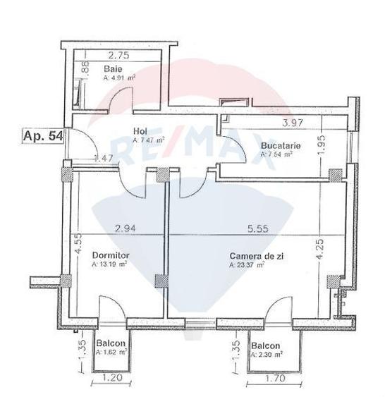 Apartament cu 2 camere decomandat, mobilat în Florești — fotografia 1