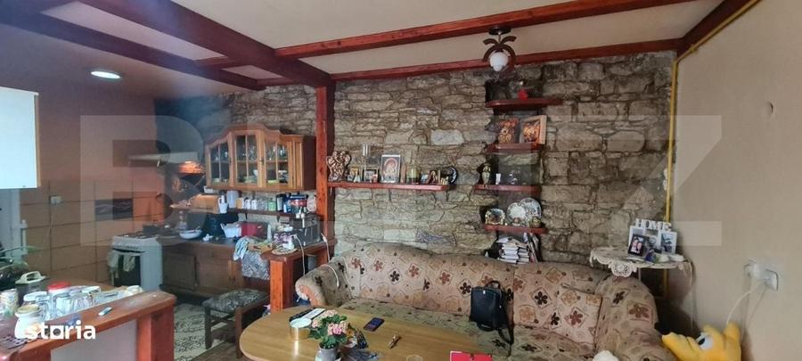 Casă cu 2 camere cu Teren 300 Mp în Central