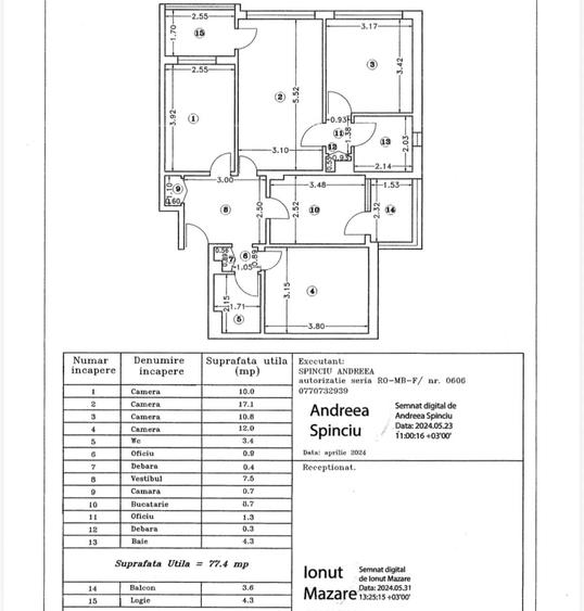 Apartament 4 Camere | Centrala Proprie | Metrou | Zona Crangasi - 5
