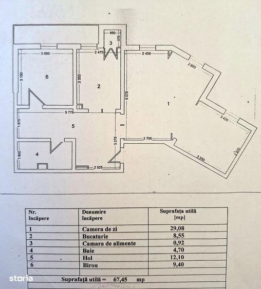 Apartament cu 2 camere în Central