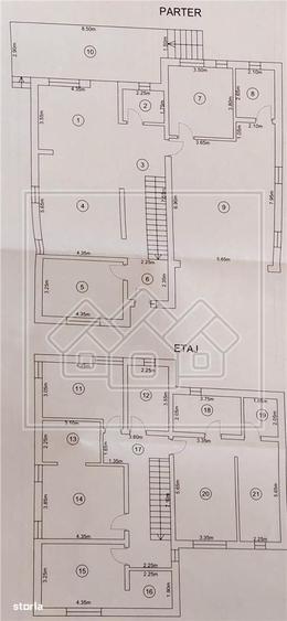 Casă cu 5 camere cu Teren 500 Mp în Central