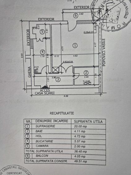 Garsonieră decomandată în Orizont