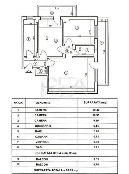 Apartament cu 3 camere semidecomandat în Sebastian