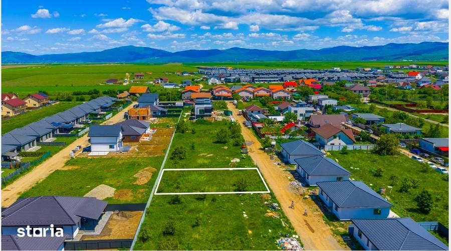 Teren de 550 mp, în Tărlungeni