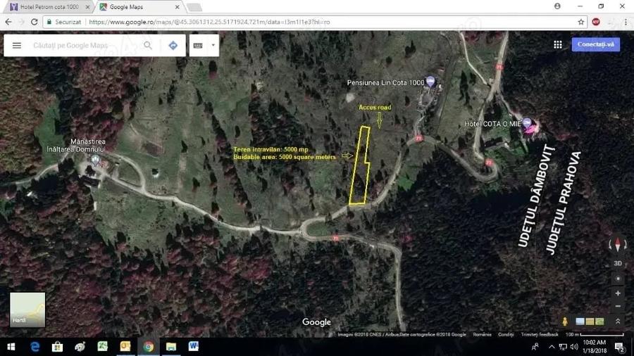 Teren de 5000 mp, în Moroeni