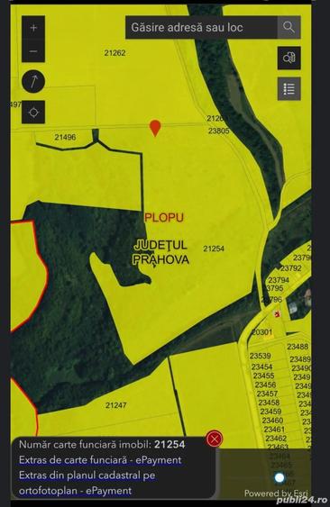 Teren de 60000 mp, în Plopu