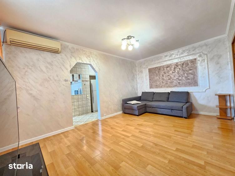 Apartament cu 2 camere semidecomandat, mobilat în Grivița