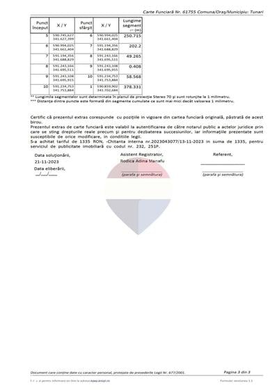 Teren 26,676mp Tunari / DJ 200B - 2