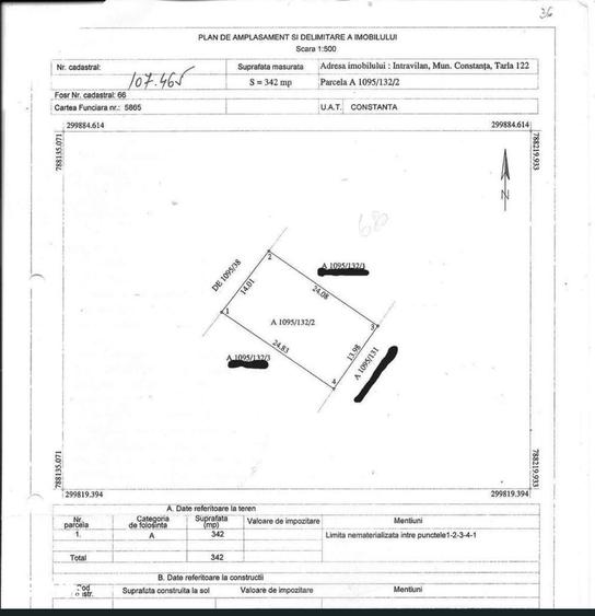 Teren de 342 mp, în Km 5