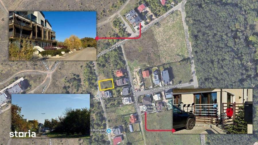 Teren de 643 mp, în Băneasa
