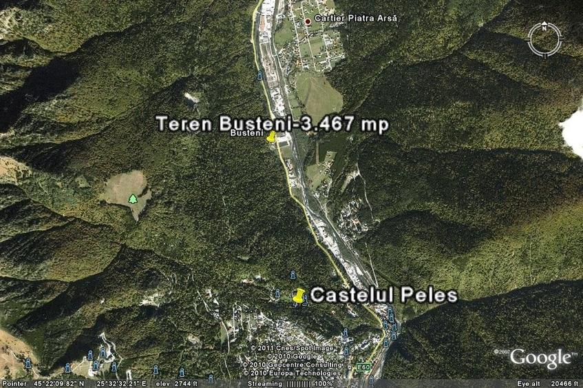 Teren Construcții intravilan de 3450 mp, în Bușteni
