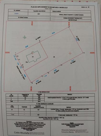 Casă cu 4 camere cu Teren 2041 Mp în Siminoc