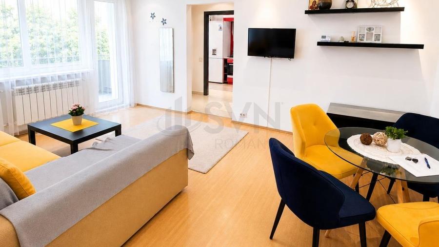 Apartament cu 2 camere semidecomandat, mobilat în 1 Mai
