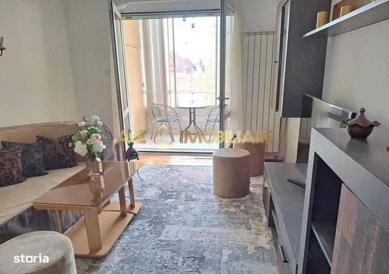 Apartament cu 2 camere, mobilat în Romană