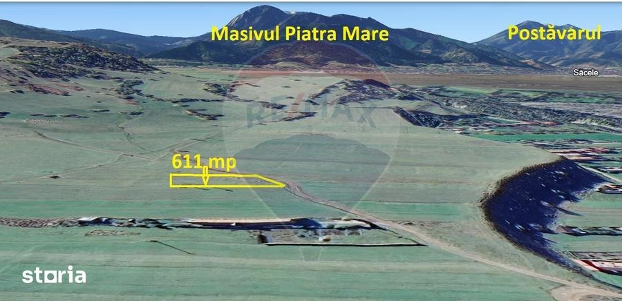 Teren de 611 mp, în Tărlungeni