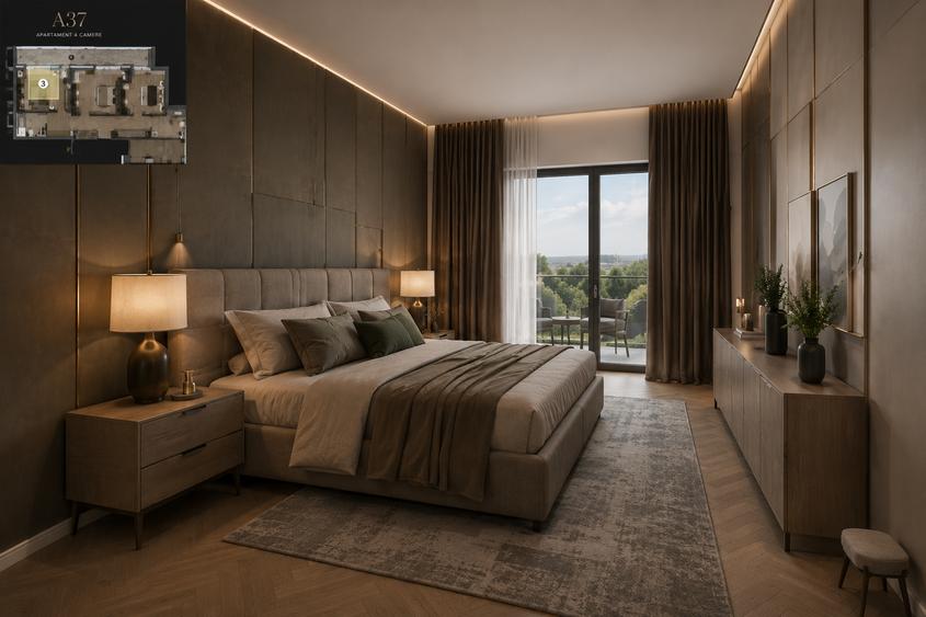 Apartament cu 4 camere decomandat în Muncii