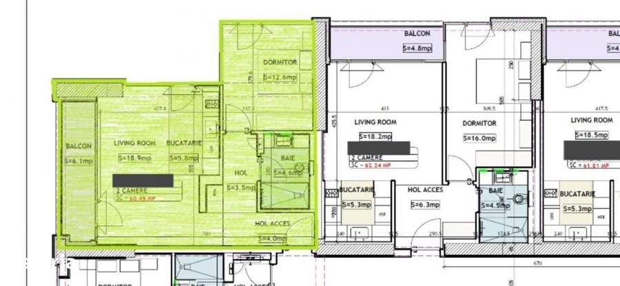 Apartament 2 Camere / One Lake Club / 56 mp / Comision 0% - 1
