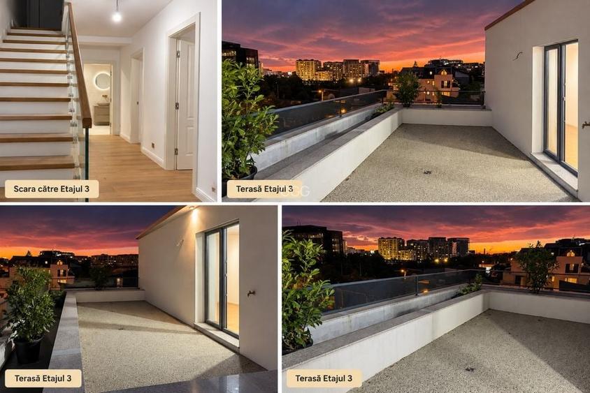 Propietar * Prima inchiriere | Vila duplex premium, 150 mp, rooftop, incalzire in pardoseala | Aviatiei Baneasa