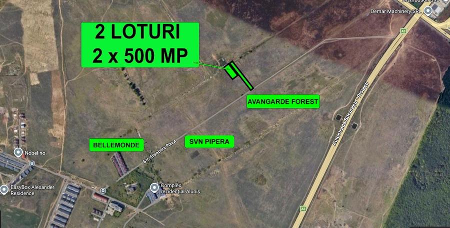 Teren Construcții intravilan de 1000 mp, în Central