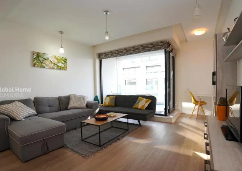 Apartament cu 2 camere semidecomandat, mobilat în Herăstrău
