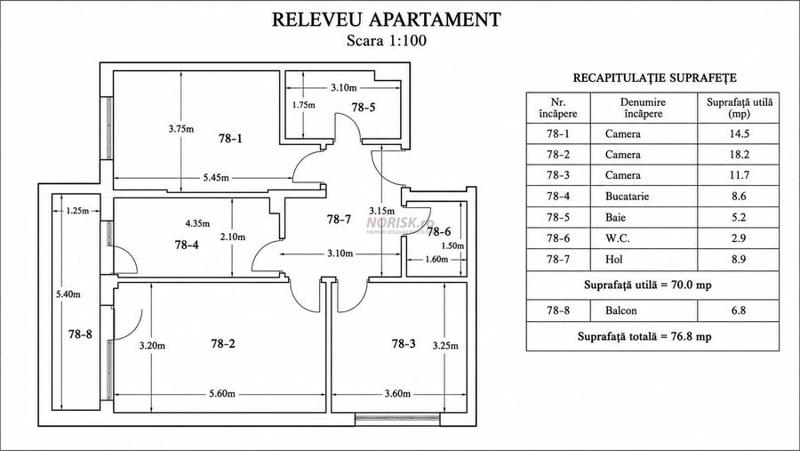 3 Camere Premium | Decomandat | 77 mp | Parcare Inclusă | Pallady - 24