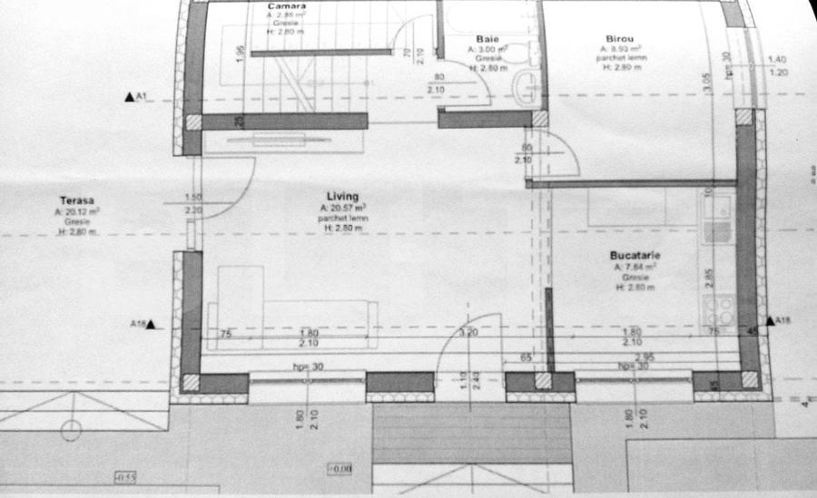 Duplex cu 4 camere cu Canalizare în Iorga