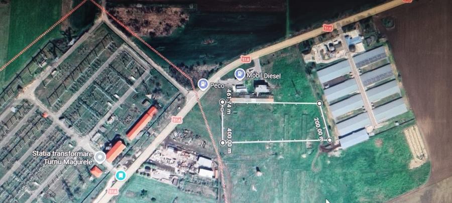 Teren Construcții intravilan de 10000 mp, în Nord-Est