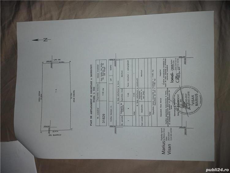 Teren de 1145 mp, în Schitu