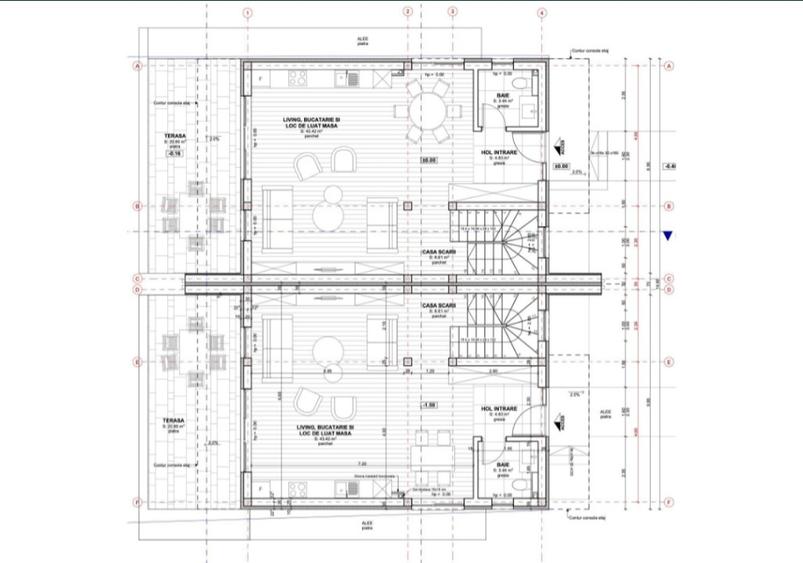 Duplex cu 7 camere cu Canalizare în Chinteni