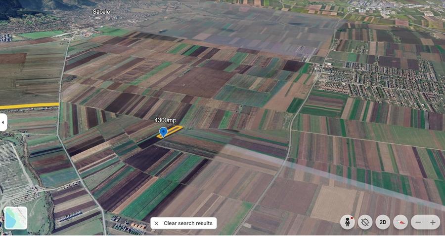 Teren agricol extravilan de 4300 mp, în Tărlungeni